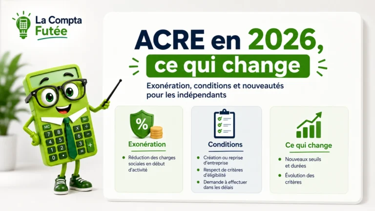 Reforme ACRE 2026 micro-entrepreneurs taux exoneration