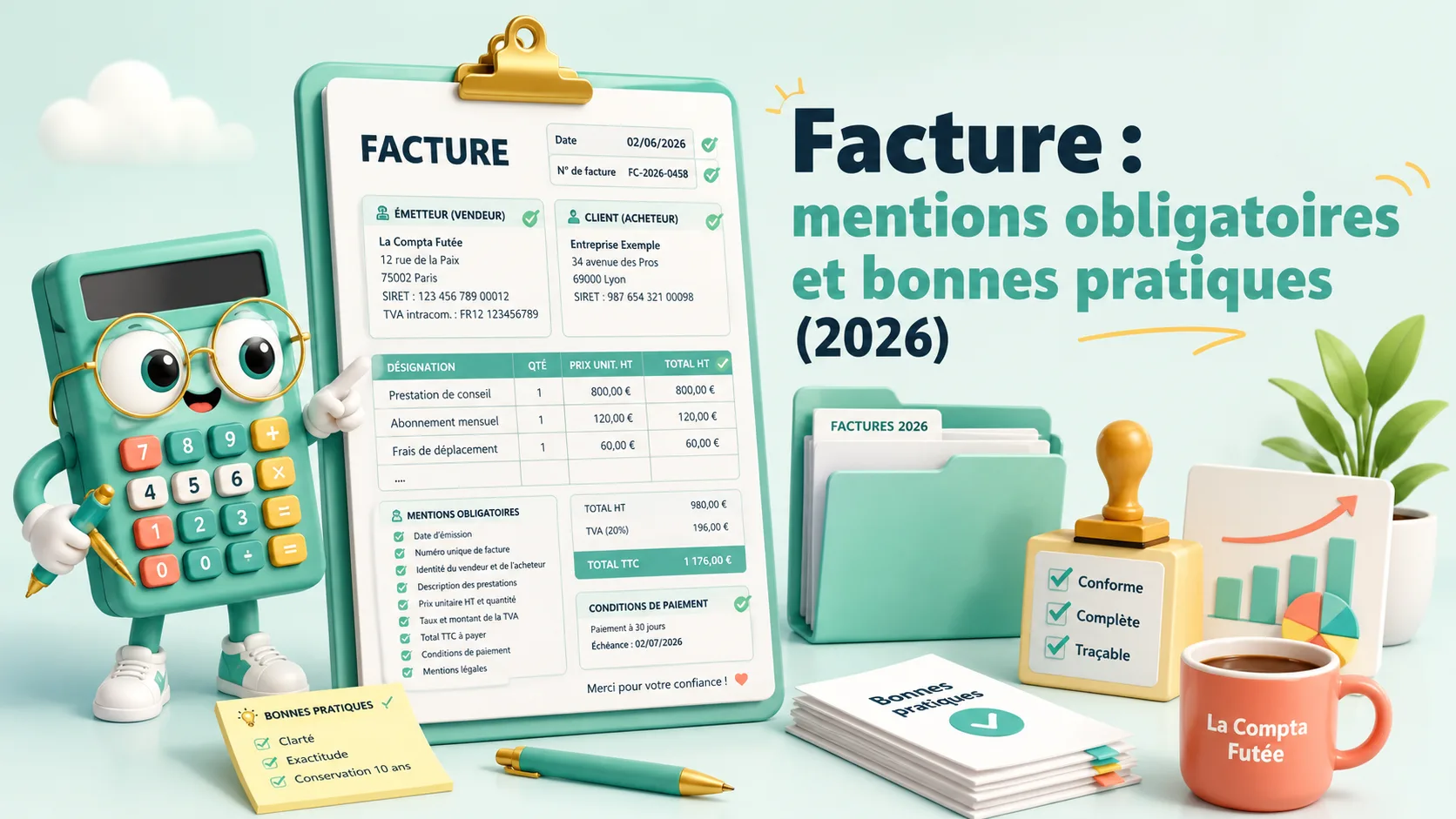 Facture : mentions obligatoires et bonnes pratiques 2026
